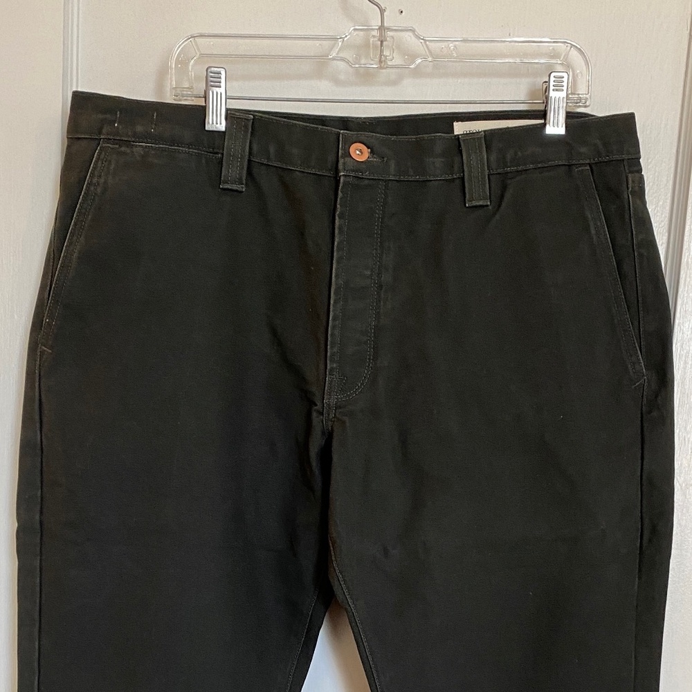 Grown & Sewn - Foundation Pants in Evergreen canvas, Size 38 (2 of 2)